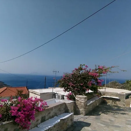 Aegean View From A Cycladic Stone House In Palaiopoli Palaiópolis