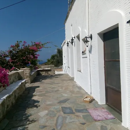 Aegean View From A Cycladic Stone House In Palaiopoli *